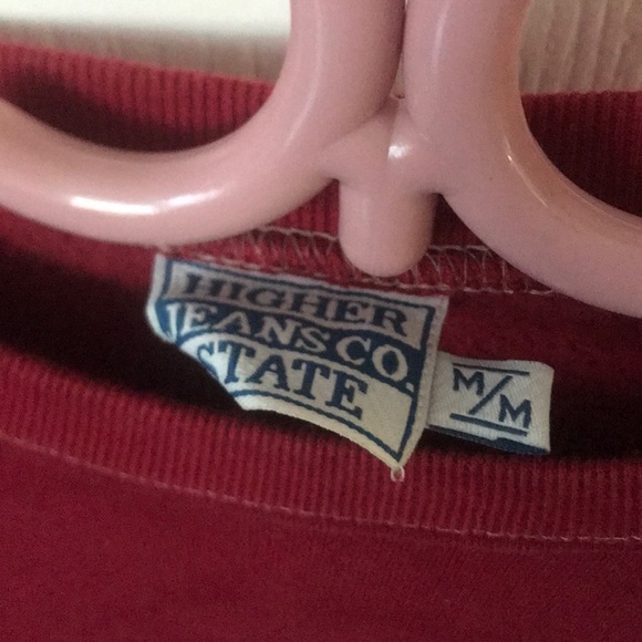 Dark red vintage crew neck - Picture 2 of 5